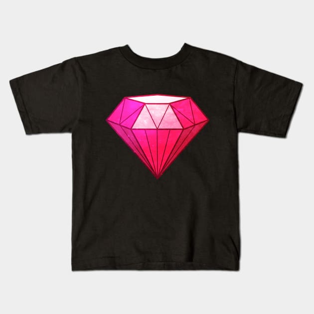 Pink Diamond's Gem - Steven Universe Kids T-Shirt by heartcandii